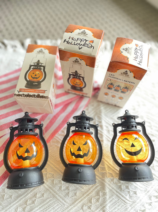 Halloween Pumpkin Lantern – Kids Handheld Night Light Decoration