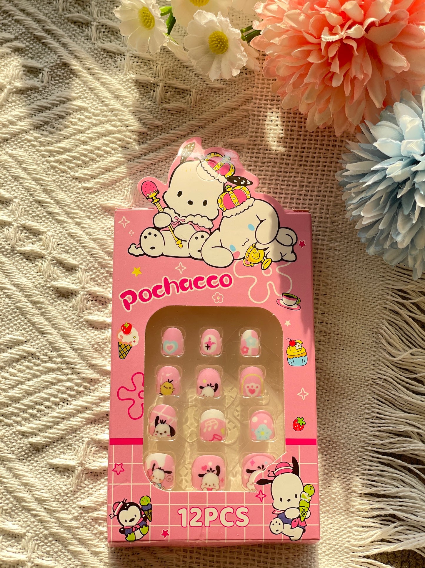 Press-On Cartoon Nails for Kids