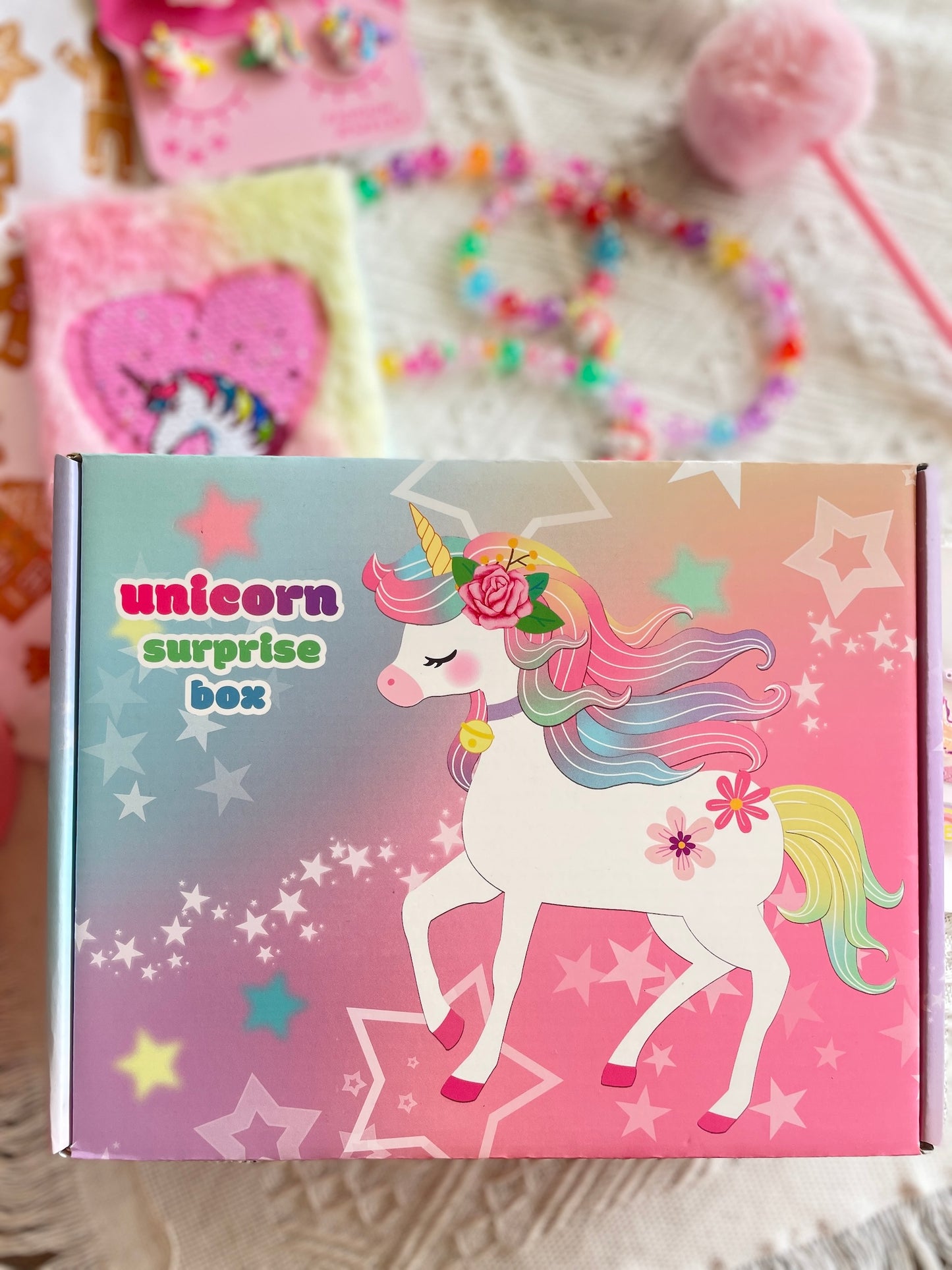 Unicorn Magic Plush Stationery & Accessories Gift Set