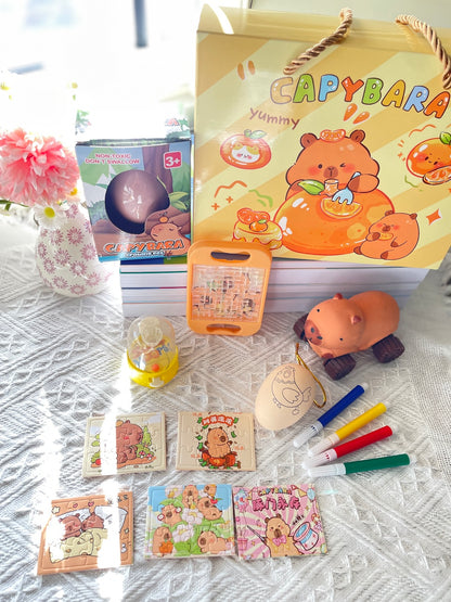 Capybara Orange-themed Set