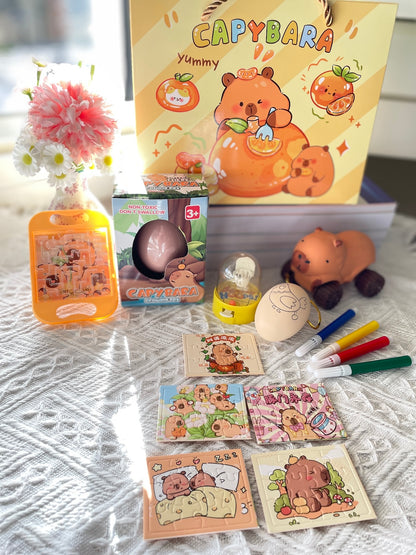 Capybara Orange-themed Set