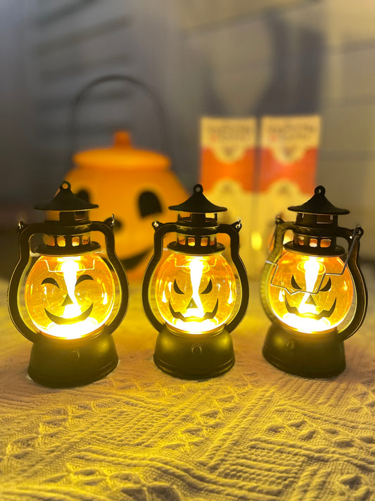 Halloween Pumpkin Lantern – Kids Handheld Night Light Decoration