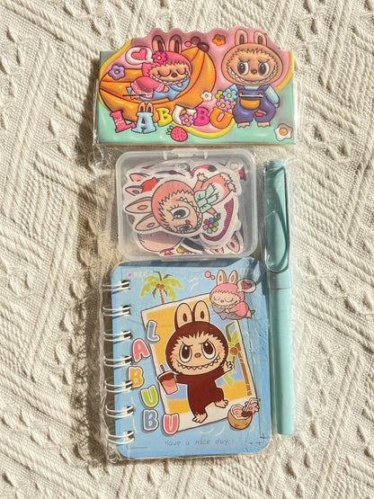 Labubu Notebook & Sticker Gift Mini Set