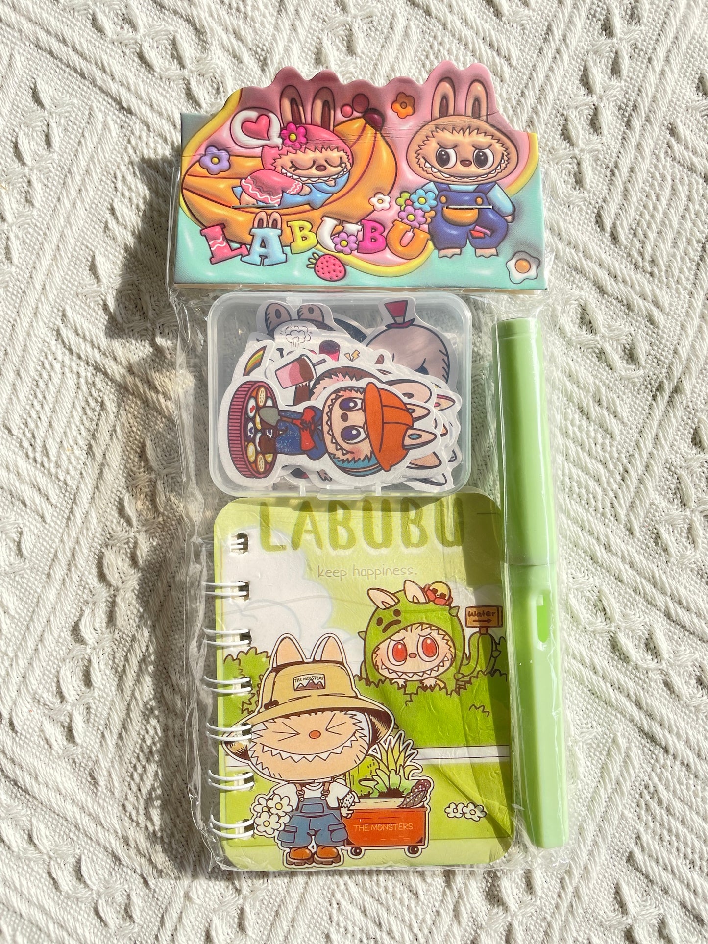 Labubu Notebook & Sticker Gift Mini Set