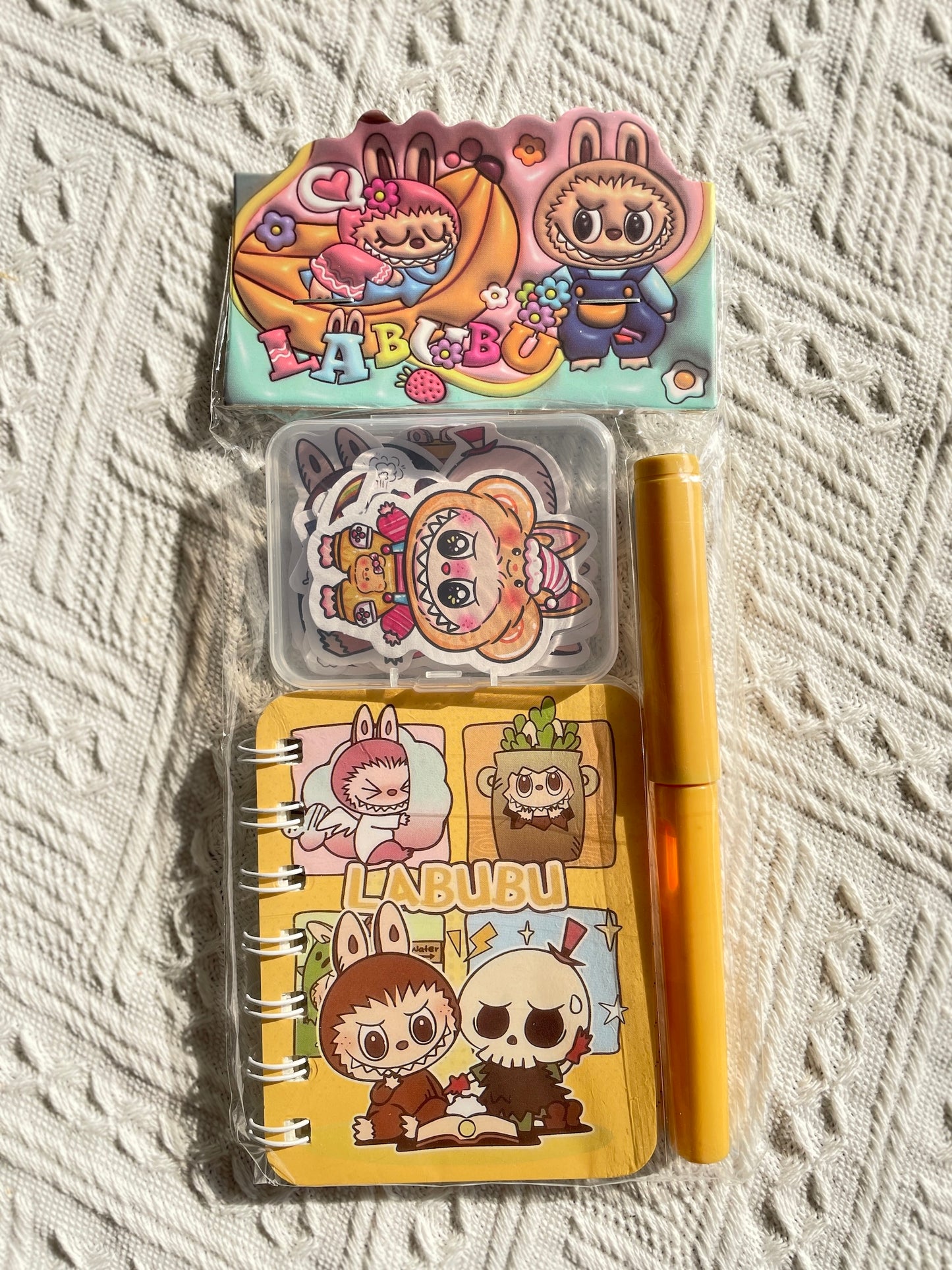 Labubu Notebook & Sticker Gift Mini Set