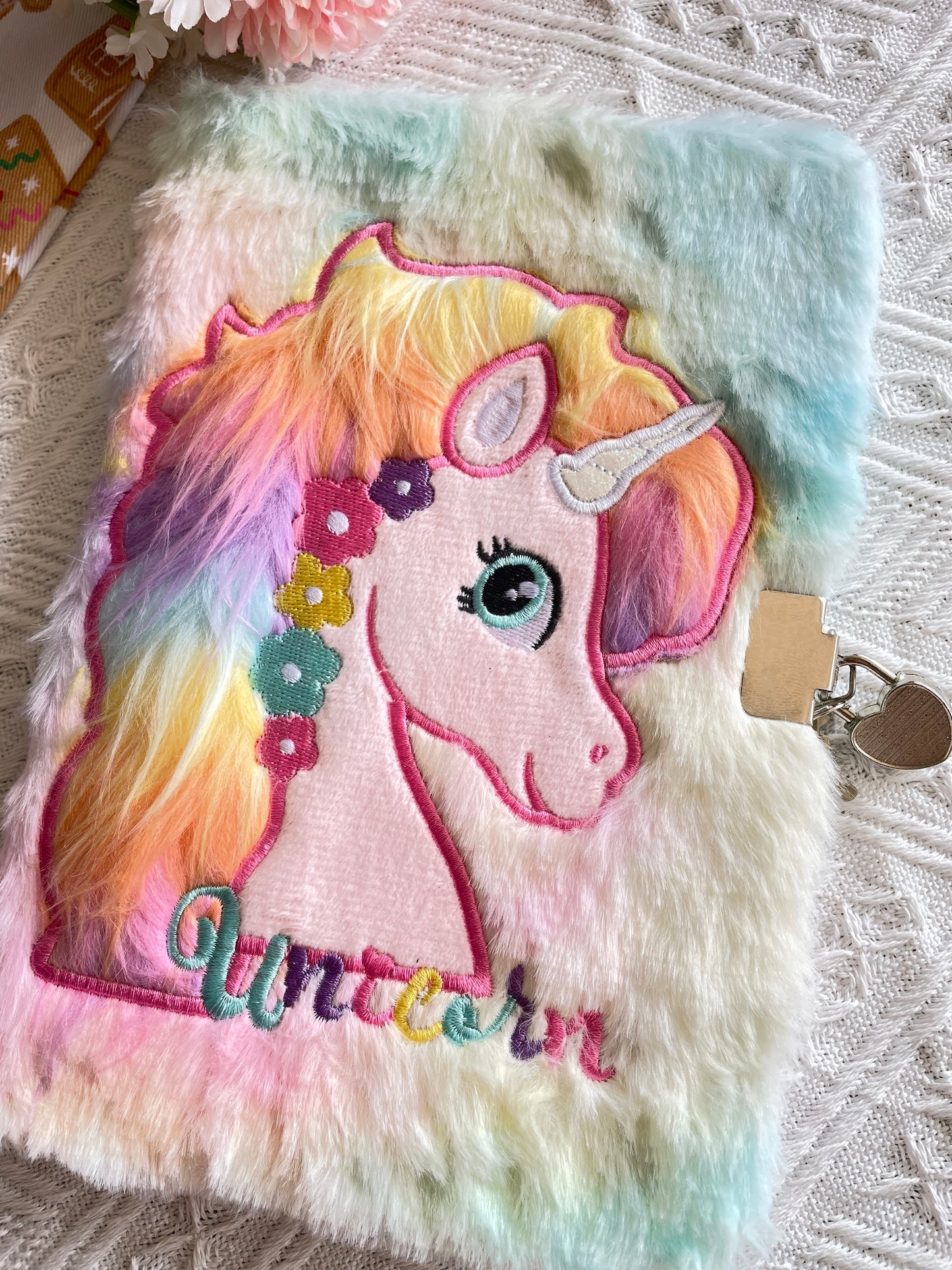Unicorn Dream Plush Notebook & Accessories Gift Set