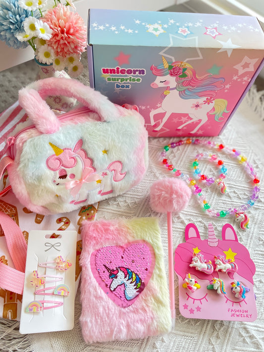 Unicorn Magic Plush Stationery & Accessories Gift Set