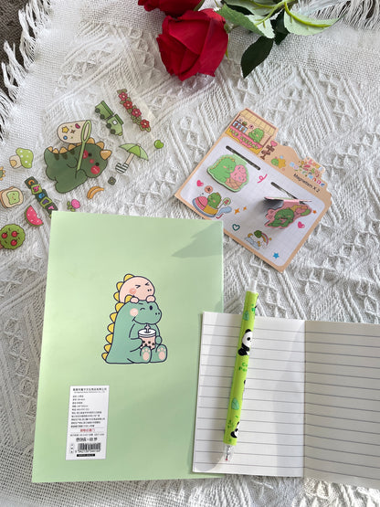 Dinosaur stationery gift set
