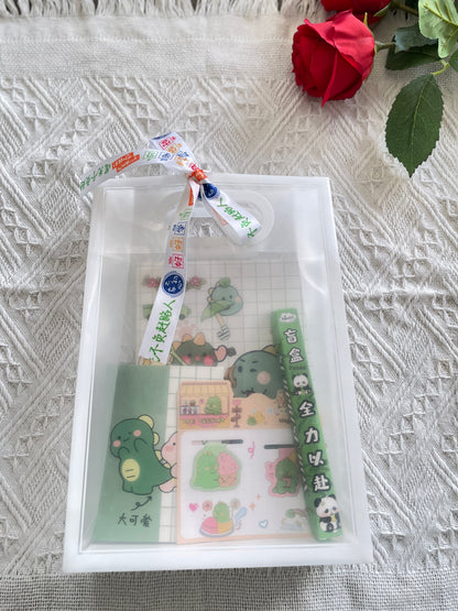 Dinosaur stationery gift set